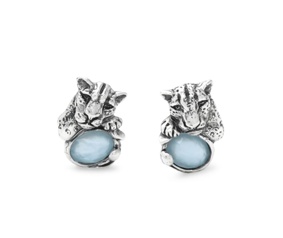 Orecchini Giovanni Raspini Donna BLU JAGUAR in Argento Madreperla 12682 - 12682